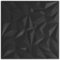 vidaXL Paneles de pared 24 uds EPS amatista negro 50x50 cm 6 m² vidaXL Paneles de pared 24 uds EPS amatista negro 50x50 cm 6 m²