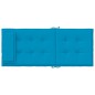 vidaXL Cojines de silla con respaldo alto 2 uds tela Oxford azul claro vidaXL Cojines de silla con respaldo alto 2 uds tela Oxford azul claro