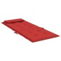 vidaXL Cojines de silla con respaldo alto 2 uds tela Oxford rojo