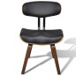 vidaXL Sillas de comedor 6 unidades madera curvada y cuero artificial vidaXL Sillas de comedor 6 unidades madera curvada y cuero artificial