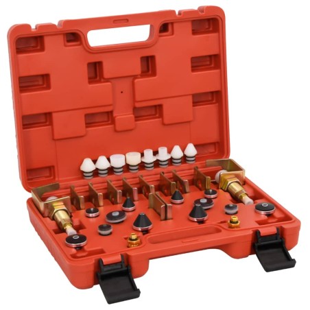 vidaXL Kit detector de fugas aire acondicionado rojo 36x27x9 cm