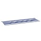 vidaXL Cojín banco jardín tela Oxford a rayas azul y blanco 150x50x3cm vidaXL Cojín banco jardín tela Oxford a rayas azul y blanco 150x50x3cm
