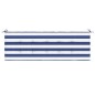 vidaXL Cojín banco jardín tela Oxford a rayas azul y blanco 150x50x3cm vidaXL Cojín banco jardín tela Oxford a rayas azul y blanco 150x50x3cm