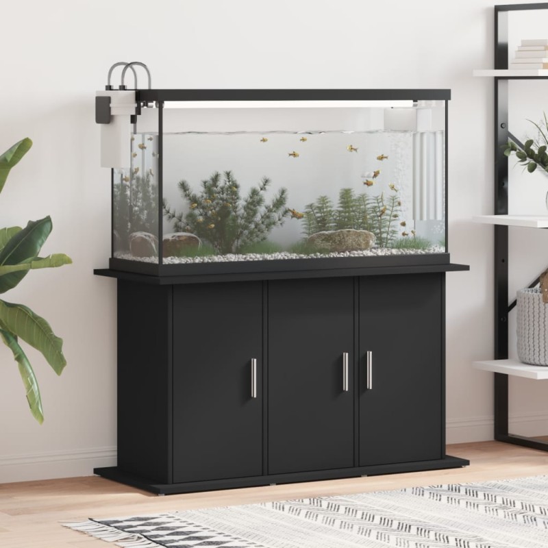 vidaXL Soporte para acuario madera de ingeniería negro 101x41x58 cm vidaXL Soporte para acuario madera de ingeniería negro 101x41x58 cm