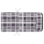 vidaXL Cojines para silla Adirondack 2 uds tela Oxford a cuadros gris vidaXL Cojines para silla Adirondack 2 uds tela Oxford a cuadros gris