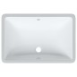 vidaXL Lavabo de baño rectangular cerámica blanco 60x40x21 cm vidaXL Lavabo de baño rectangular cerámica blanco 60x40x21 cm
