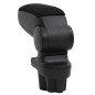 vidaXL Reposabrazos para coche ABS negro 13x36x(30-46) cm