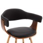 vidaXL Sillas de comedor 2 uds cuero sintético y madera curvada negro vidaXL Sillas de comedor 2 uds cuero sintético y madera curvada negro