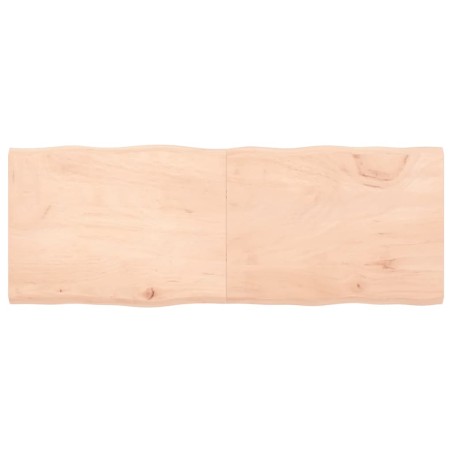 vidaXL Tablero de mesa madera maciza borde natural 160x60x(2-4) cm