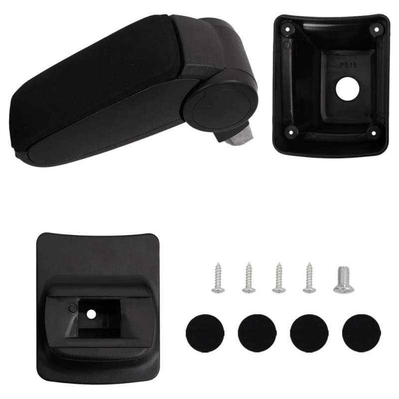 vidaXL Reposabrazos para coche ABS negro 13x33x(31-48) cm vidaXL Reposabrazos para coche ABS negro 13x33x(31-48) cm