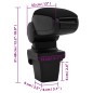 vidaXL Reposabrazos para coche ABS negro 13x33x(31-48) cm vidaXL Reposabrazos para coche ABS negro 13x33x(31-48) cm