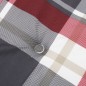 vidaXL Cojines de silla respaldo alto 6 uds tela Oxford a cuadros rojo vidaXL Cojines de silla respaldo alto 6 uds tela Oxford a cuadros rojo