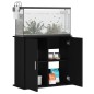 vidaXL Soporte para acuario madera de ingeniería negro 81x36x73 cm