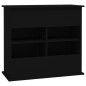 vidaXL Soporte para acuario madera de ingeniería negro 81x36x73 cm