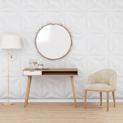 vidaXL Paneles de pared 24 uds EPS estrella blanco 50x50 cm 6 m²