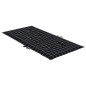 vidaXL Cojines para silla con respaldo bajo 4 uds tela a cuadros negro vidaXL Cojines para silla con respaldo bajo 4 uds tela a cuadros negro