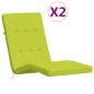 vidaXL Cojines para tumbona 2 uds tela Oxford verde brillo vidaXL Cojines para tumbona 2 uds tela Oxford verde brillo