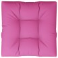 vidaXL Cojín para palés tela rosa 70x70x12 cm