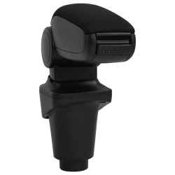 vidaXL Reposabrazos para coche ABS negro 14x35x(37-53) cm