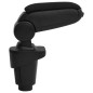vidaXL Reposabrazos para coche ABS negro 14x35x(37-53) cm