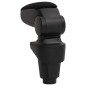 vidaXL Reposabrazos para coche ABS negro 14x35x(37-53) cm
