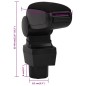 vidaXL Reposabrazos para coche ABS negro 12x32x(32-49) cm vidaXL Reposabrazos para coche ABS negro 12x32x(32-49) cm