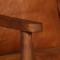 vidaXL Sofá de 2 plazas cuero auténtico con madera de acacia marrón vidaXL Sofá de 2 plazas cuero auténtico con madera de acacia marrón