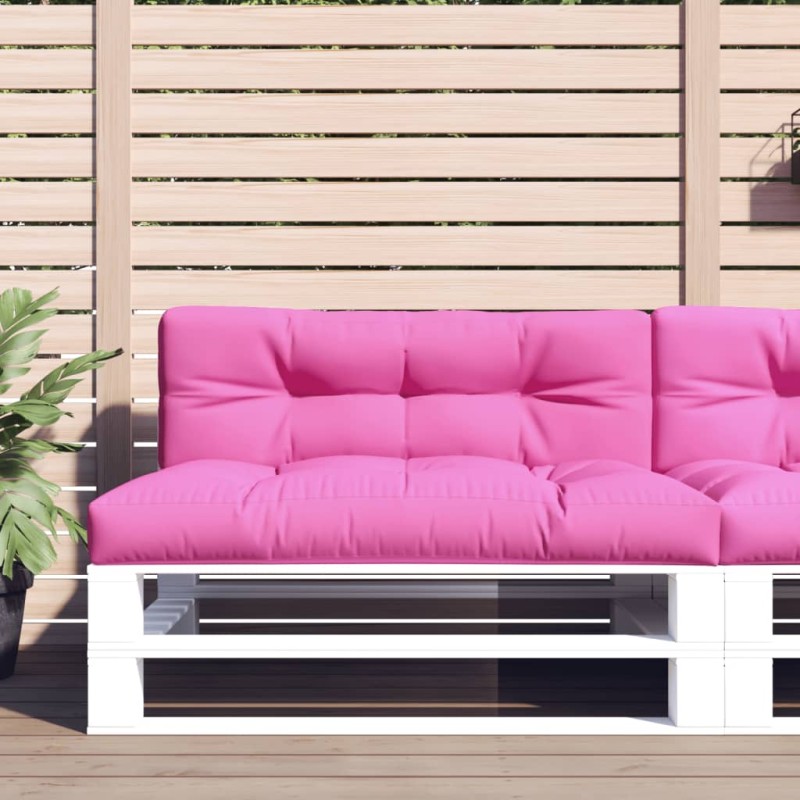 vidaXL Cojín para palés tela rosa 120x40x12 cm vidaXL Cojín para palés tela rosa 120x40x12 cm