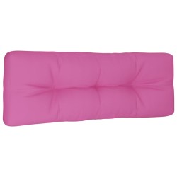 vidaXL Cojín para palés tela rosa 120x40x12 cm