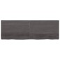 vidaXL Estante pared madera roble tratada marrón oscuro 180x60x(2-6)cm vidaXL Estante pared madera roble tratada marrón oscuro 180x60x(2-6)cm
