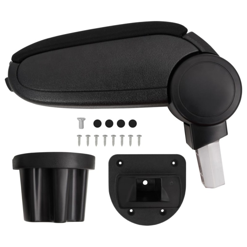 vidaXL Reposabrazos para coche ABS negro 13,5x32,5x(31-46,5) cm vidaXL Reposabrazos para coche ABS negro 13,5x32,5x(31-46,5) cm