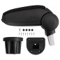 vidaXL Reposabrazos para coche ABS negro 13,5x32,5x(31-46,5) cm vidaXL Reposabrazos para coche ABS negro 13,5x32,5x(31-46,5) cm