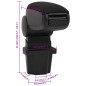 vidaXL Reposabrazos para coche ABS negro 13,5x32,5x(31-46,5) cm vidaXL Reposabrazos para coche ABS negro 13,5x32,5x(31-46,5) cm