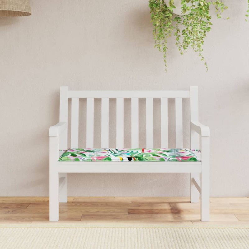 vidaXL Cojín para banco de jardín tela Oxford multicolor 100x50x3 cm vidaXL Cojín para banco de jardín tela Oxford multicolor 100x50x3 cm