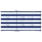 vidaXL Cojines silla de respaldo bajo 6 uds tela a rayas azul y blanco vidaXL Cojines silla de respaldo bajo 6 uds tela a rayas azul y blanco