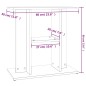 vidaXL Soporte para acuario madera de ingeniería blanco 60x30x60 cm vidaXL Soporte para acuario madera de ingeniería blanco 60x30x60 cm