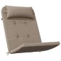 vidaXL Cojines para silla Adirondack 2 uds tela Oxford gris taupe vidaXL Cojines para silla Adirondack 2 uds tela Oxford gris taupe