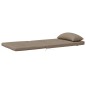 vidaXL Cojines para silla Adirondack 2 uds tela Oxford gris taupe vidaXL Cojines para silla Adirondack 2 uds tela Oxford gris taupe