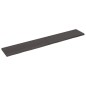 vidaXL Estante pared madera roble tratada marrón oscuro 180x30x(2-4)cm vidaXL Estante pared madera roble tratada marrón oscuro 180x30x(2-4)cm