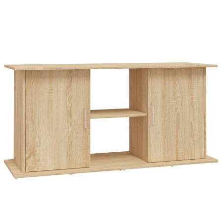 vidaXL Soporte de acuario madera ingeniería roble Sonoma 121x41x58 cm