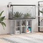 vidaXL Soporte de acuario madera ingeniería gris hormigón 120x40x60 cm vidaXL Soporte de acuario madera ingeniería gris hormigón 120x40x60 cm