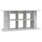 vidaXL Soporte de acuario madera ingeniería gris hormigón 120x40x60 cm vidaXL Soporte de acuario madera ingeniería gris hormigón 120x40x60 cm