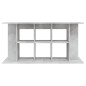 vidaXL Soporte de acuario madera ingeniería gris hormigón 120x40x60 cm vidaXL Soporte de acuario madera ingeniería gris hormigón 120x40x60 cm