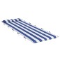 vidaXL Cojín de tumbona tela Oxford a rayas azul y blanco 180x60x3 cm vidaXL Cojín de tumbona tela Oxford a rayas azul y blanco 180x60x3 cm