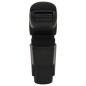 vidaXL Reposabrazos para coche ABS negro 13x34x(36,5-53) cm
