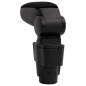 vidaXL Reposabrazos para coche ABS negro 13x34x(36,5-53) cm