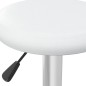 vidaXL Taburetes de cocina 2 unidades cuero sintético blanco vidaXL Taburetes de cocina 2 unidades cuero sintético blanco