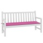 vidaXL Cojín para banco de jardín tela Oxford rosa 150x50x3 cm vidaXL Cojín para banco de jardín tela Oxford rosa 150x50x3 cm