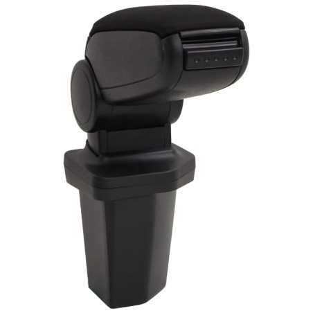 vidaXL Reposabrazos para coche ABS negro 15x32x(40-52) cm