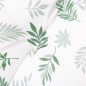 vidaXL Cojín banco de jardín tela Oxford estampado hojas 150x50x3 cm
